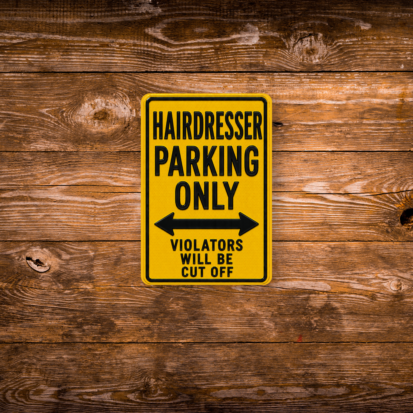 Hairdresser Parking Sign Magnet