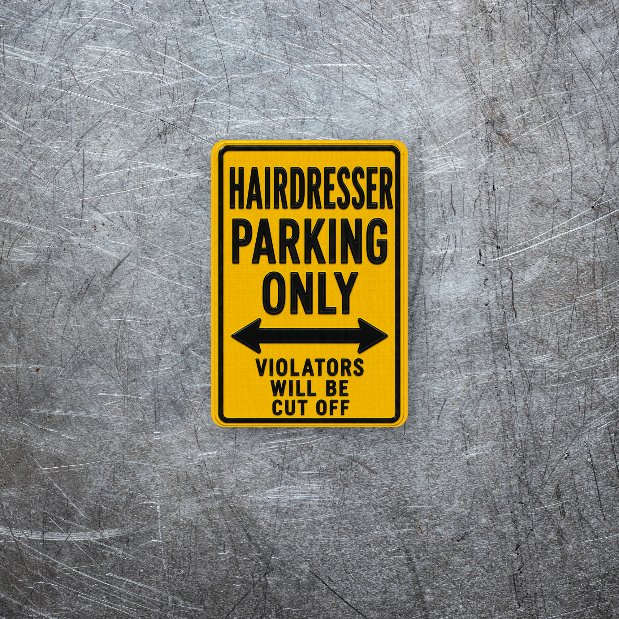 Hairdresser Parking Sign Magnet
