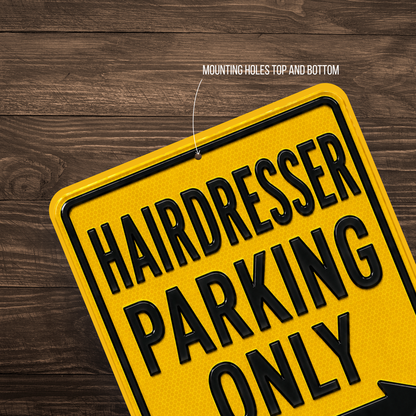 Hairdresser Parking Sign