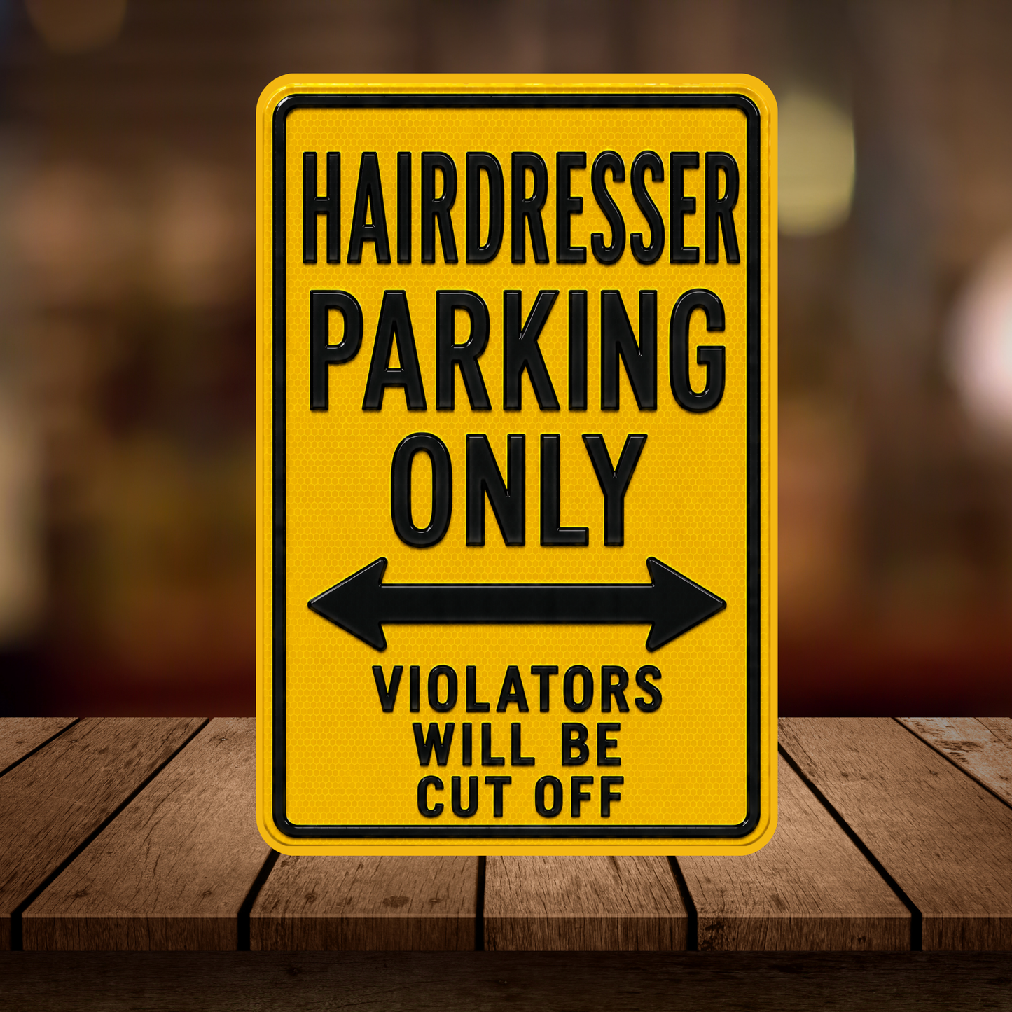 Hairdresser Parking Sign