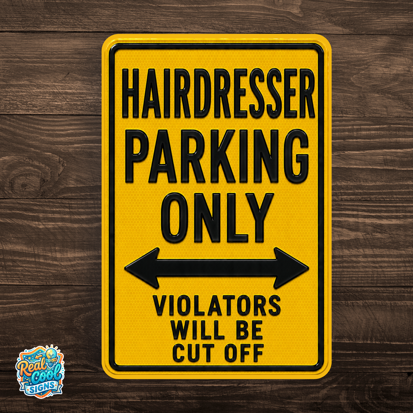 Hairdresser Parking Sign