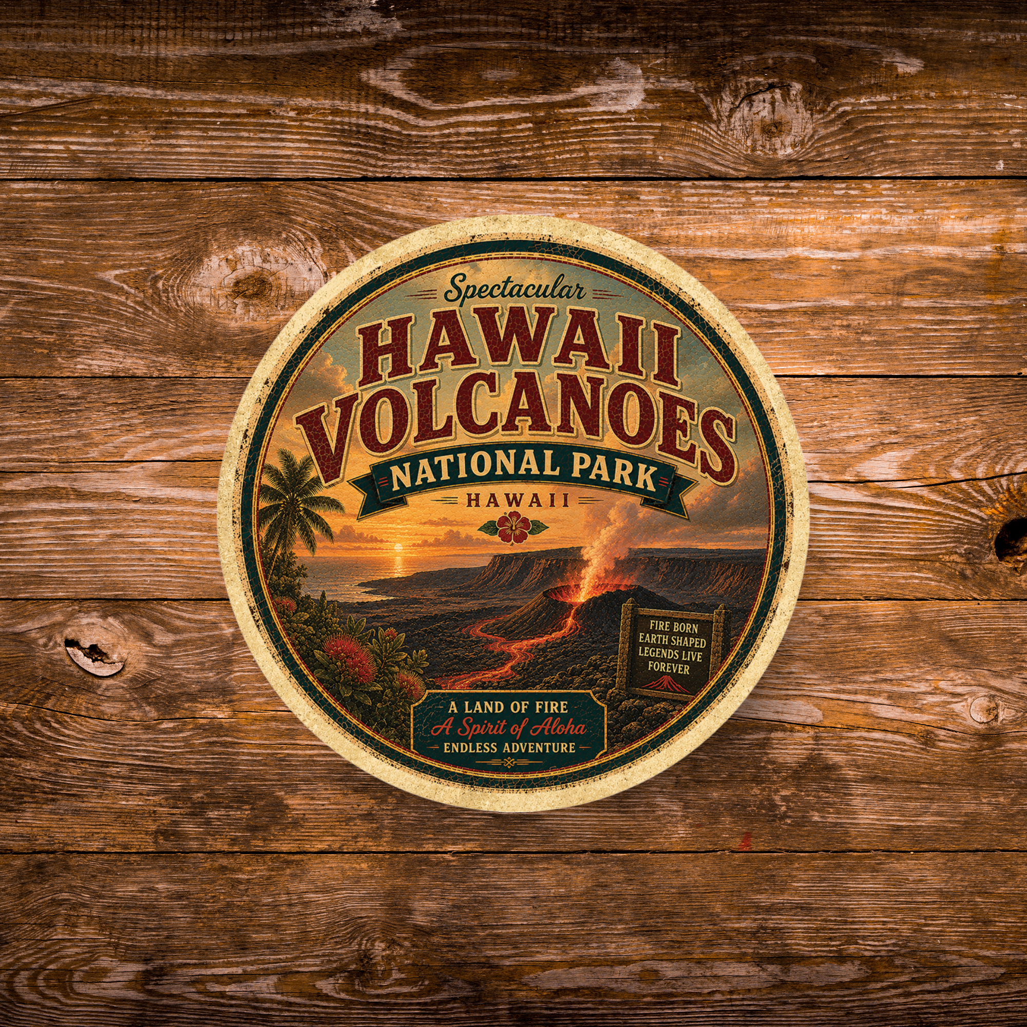 Hawaii Volcanoes National Park Magnet