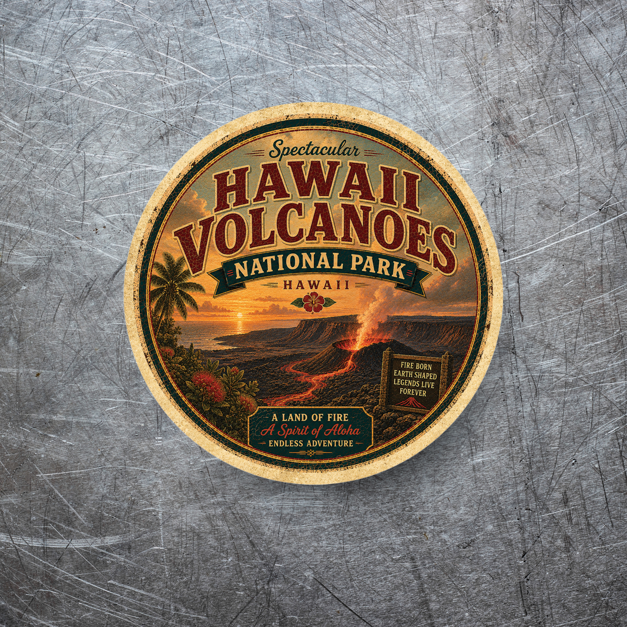 Hawaii Volcanoes National Park Magnet
