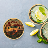 Hawaii Volcanoes National Park Ceramic Coaster – 4" Round