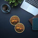 Hawaii Volcanoes National Park Ceramic Coaster – 4" Round