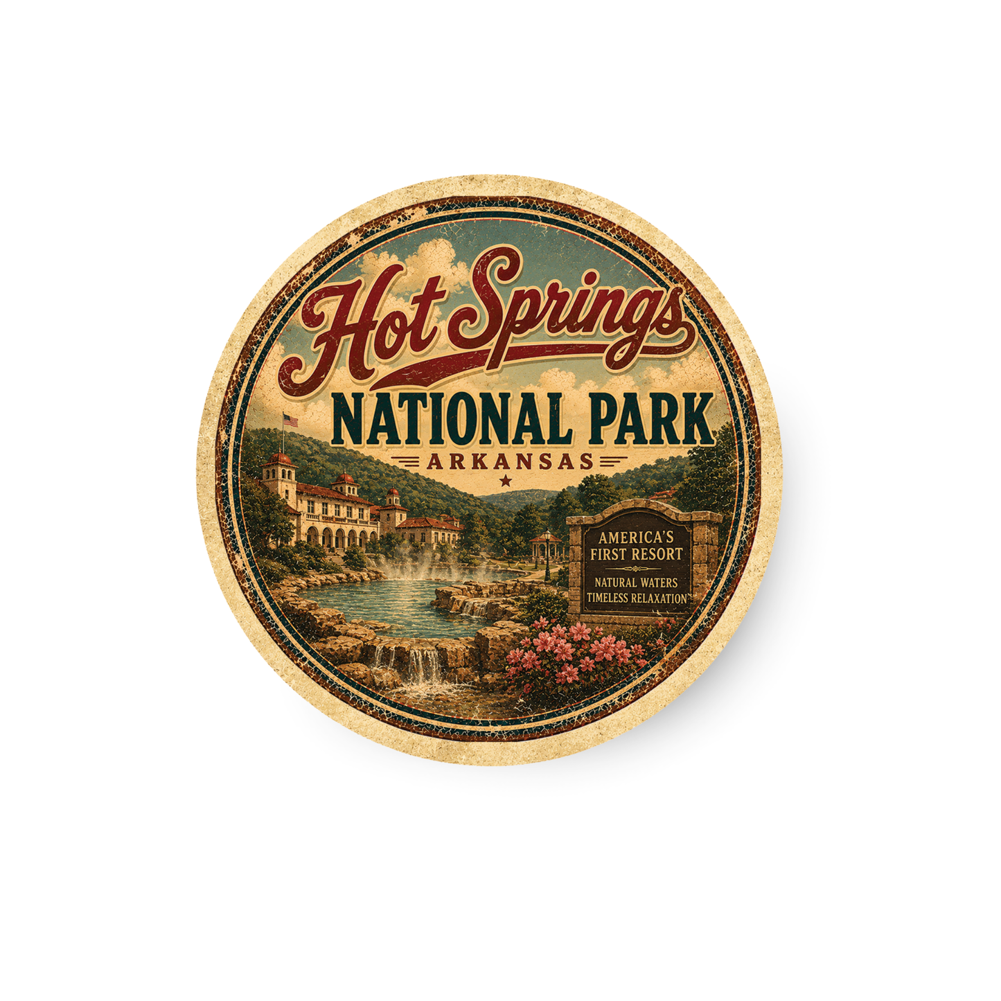 Hot Springs National Park Magnet