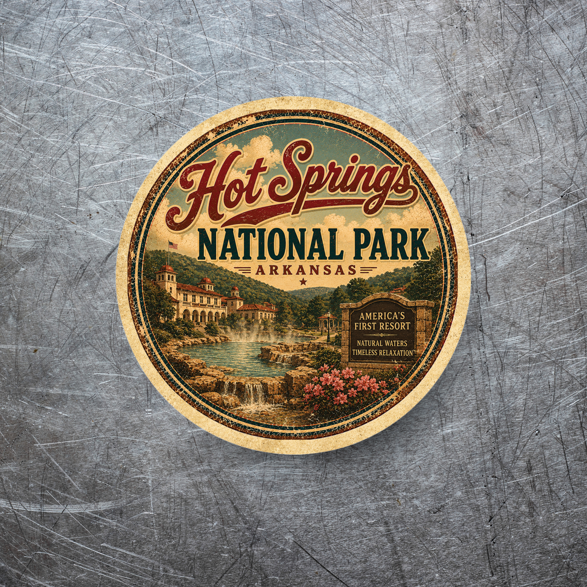 Hot Springs National Park Magnet