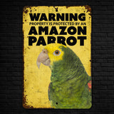 Amazon Parrot Warning Sign