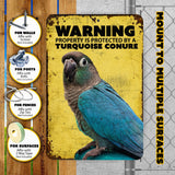 Rustic Turquoise Conure Sign