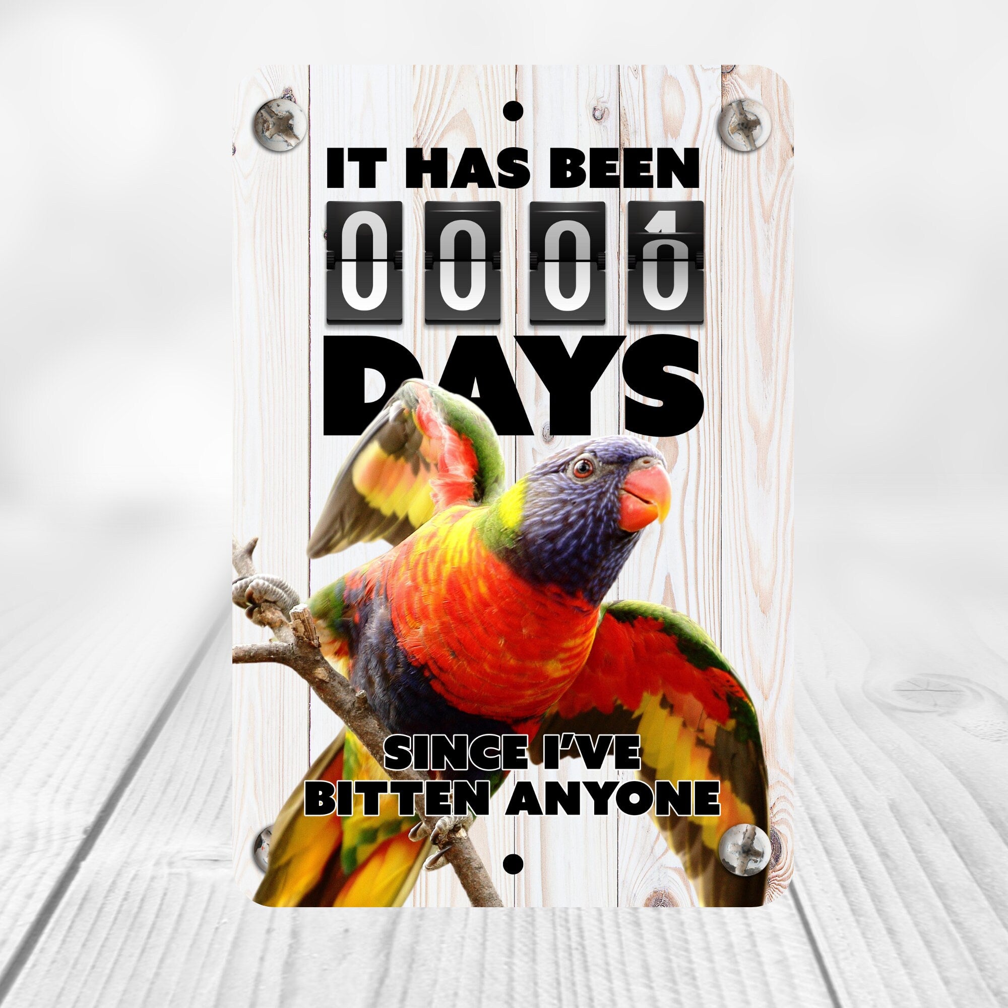 Rainbow Lorikeet Sign