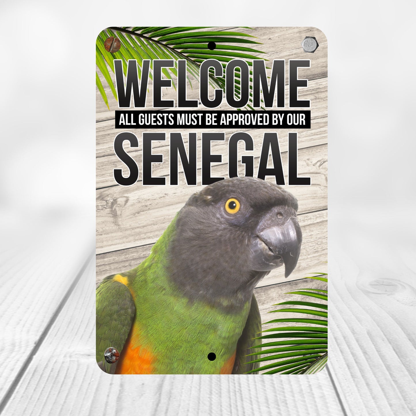 Senegal Parrot Sign