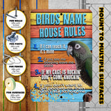 Green Cheek Conure Sign