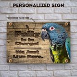 Pionus Parrot Sign