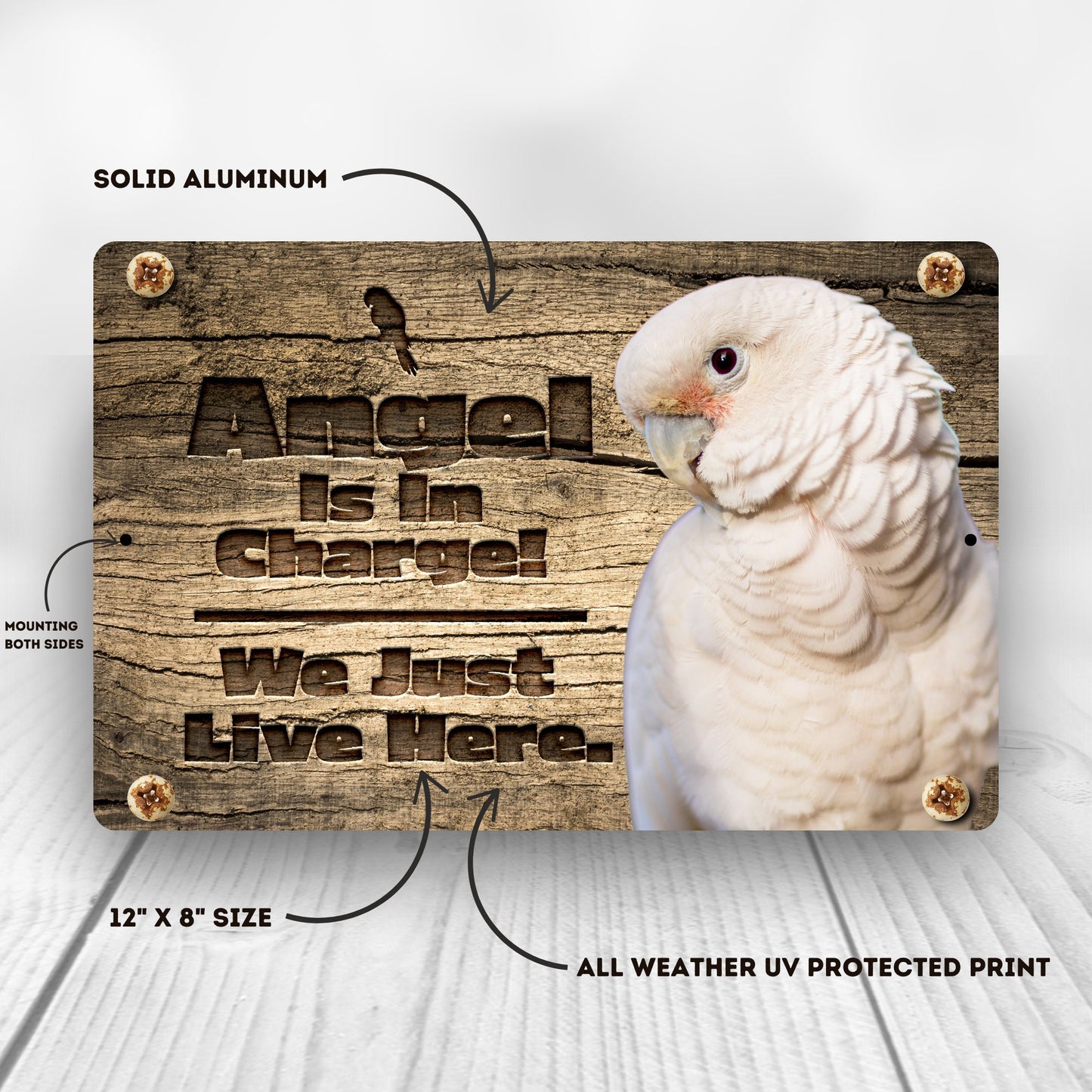 Personalized Goffins Cockatoo Sign