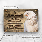 Personalized Goffins Cockatoo Sign