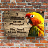 Personalized Sun Conure Sign