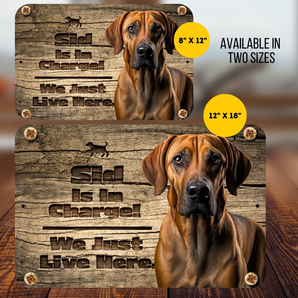 Rhodesian Ridgeback Sign