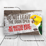 White Belly Caique Sign
