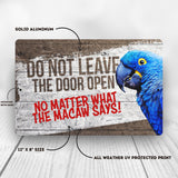 Hyacinth Macaw Sign
