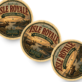 Isle Royale National Park Ceramic Coaster – 4" Round