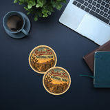 Joshua Tree National Park Ceramic Coaster – 4" Round