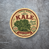 Vintage Kale Refrigerator Magnet