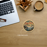 Kenai Fjords National Park Ceramic Coaster – 4" Round