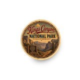 Kings Canyon National Park Ceramic Coaster – 4" Round