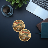 Kobuk Valley National Park Ceramic Coaster – 4" Round