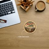 Kobuk Valley National Park Ceramic Coaster – 4" Round