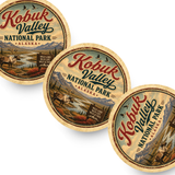 Kobuk Valley National Park Ceramic Coaster – 4" Round