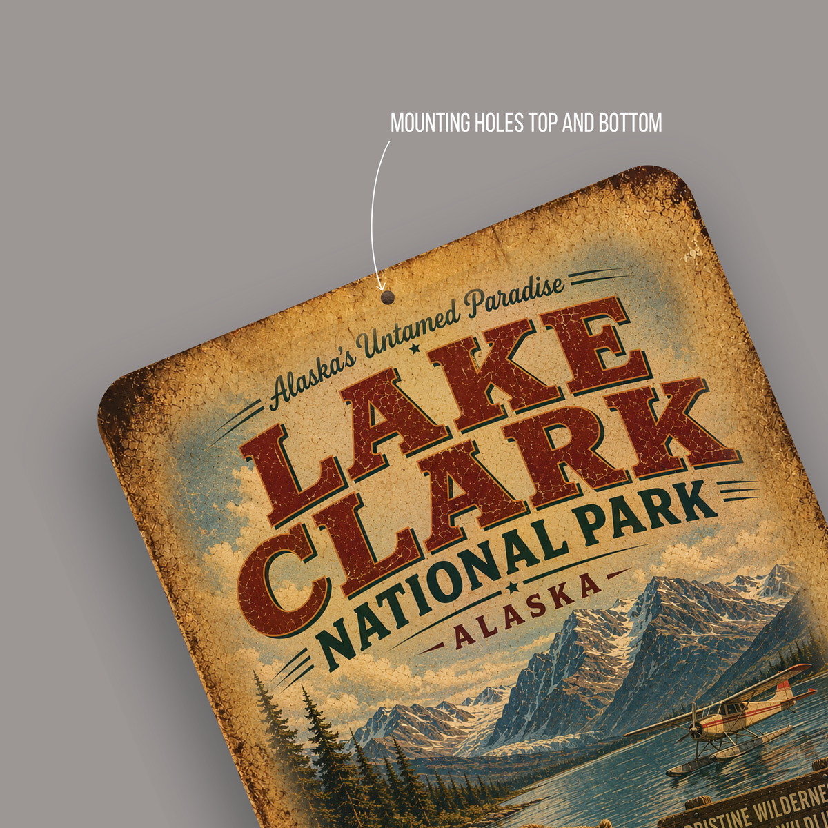 Lake Clark National Park Sign
