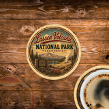 Lassen Volcanic National Park Ceramic Coaster – 4" Round