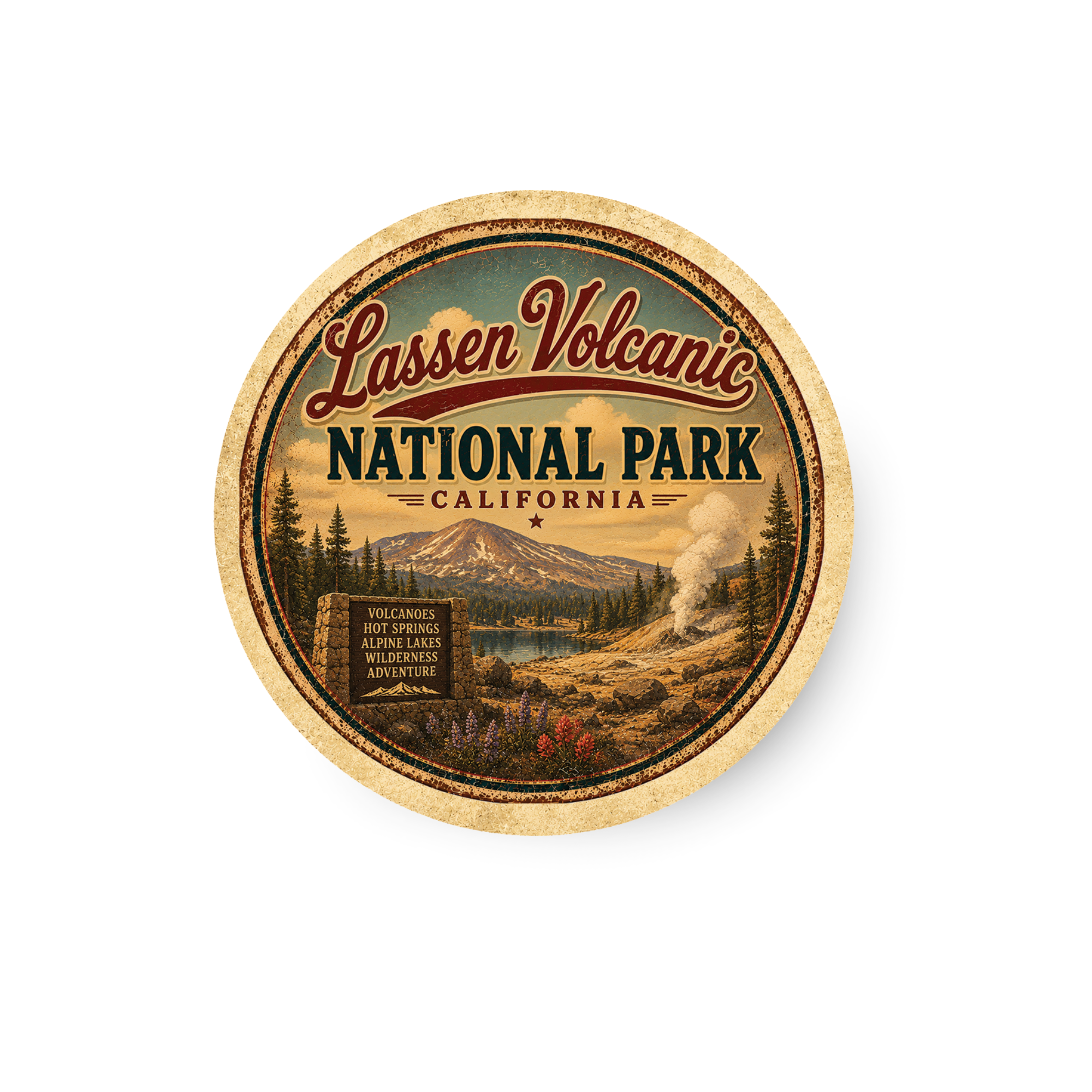 Lassen Volcano National Park Magnet