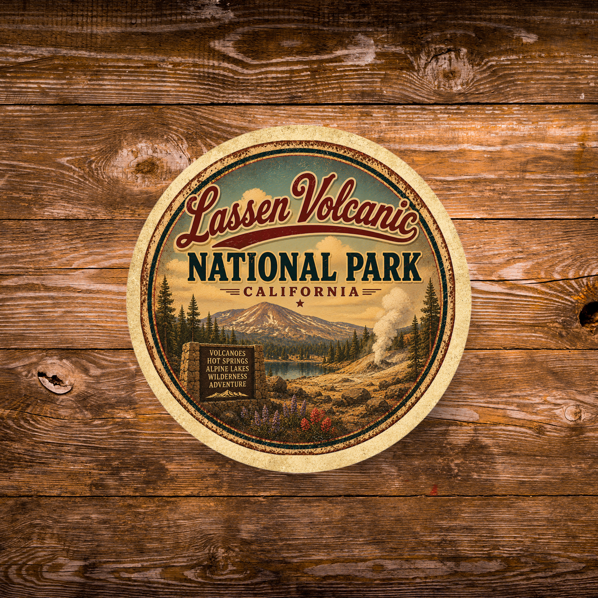 Lassen Volcano National Park Magnet