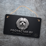 Maltese Security Sign