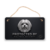 Maltese Security Sign