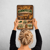 Mammoth Cave National Park aluminum sign hanging on a wall