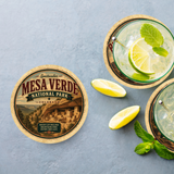 Mesa Verde National Park Ceramic Coaster – 4" Round