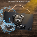Morkie Security Sign