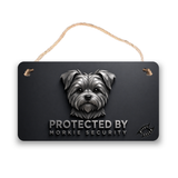 Morkie Security Sign