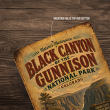 Black Canyon of the Gunnison National Park Sign