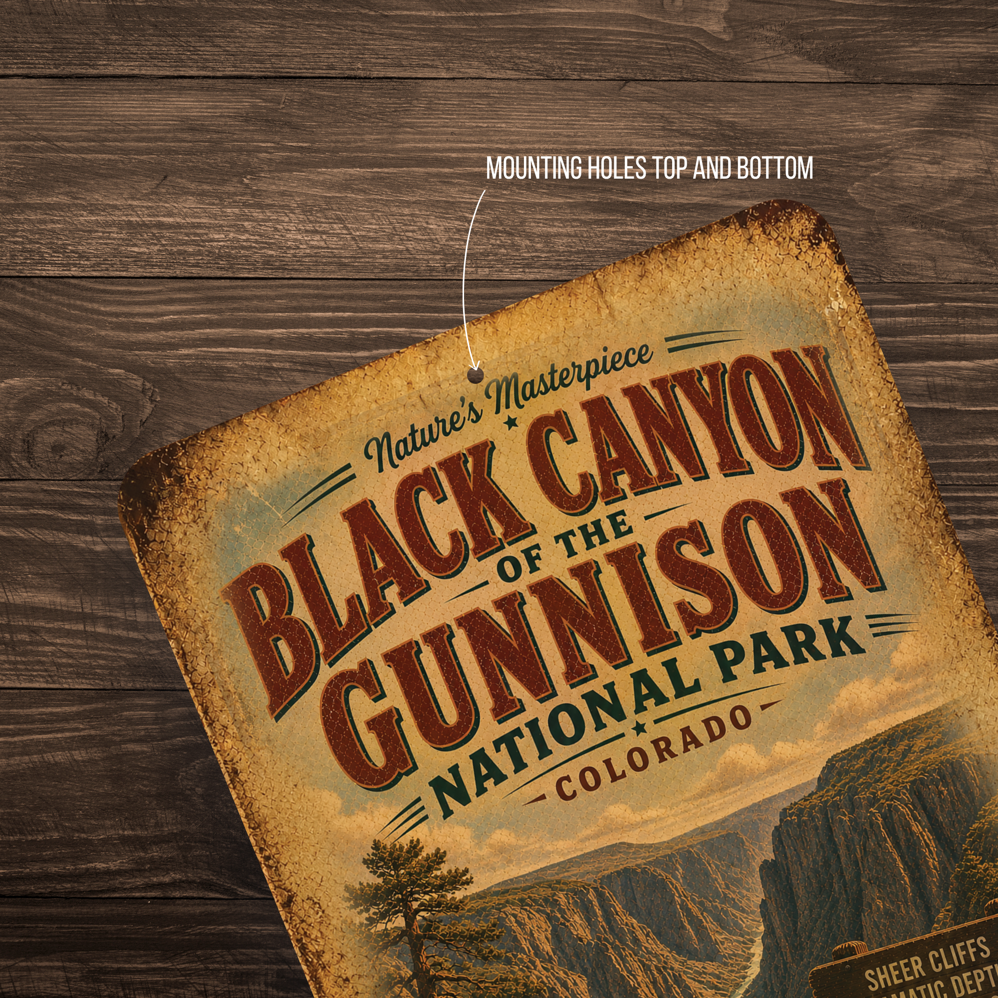 Black Canyon of the Gunnison National Park Sign