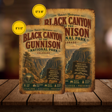 Black Canyon of the Gunnison National Park Sign