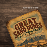 Great Sand Dunes National Park Sign