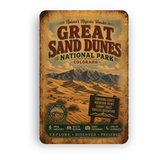 Great Sand Dunes National Park Sign