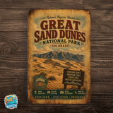 Great Sand Dunes National Park Sign