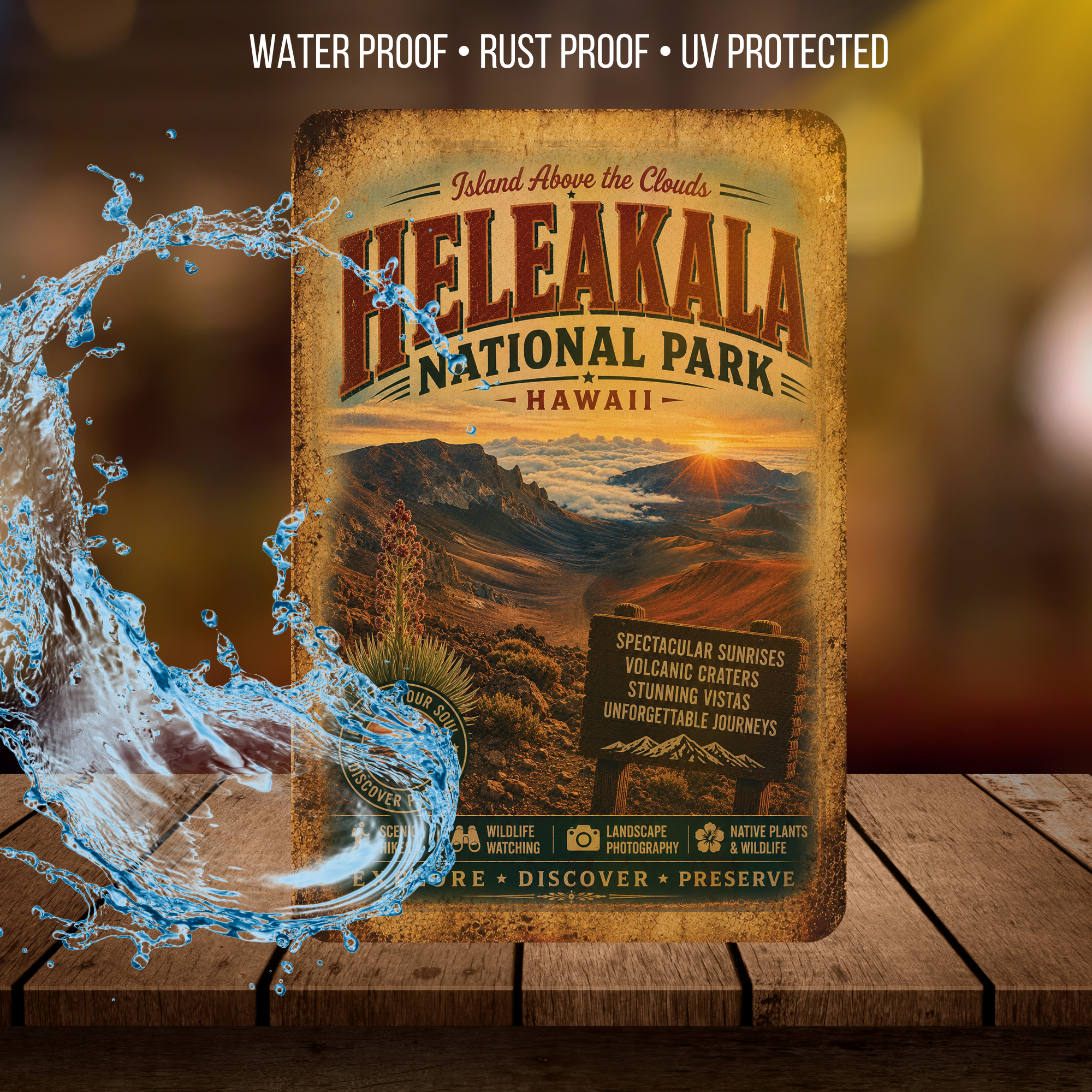 Heleakala National Park Sign