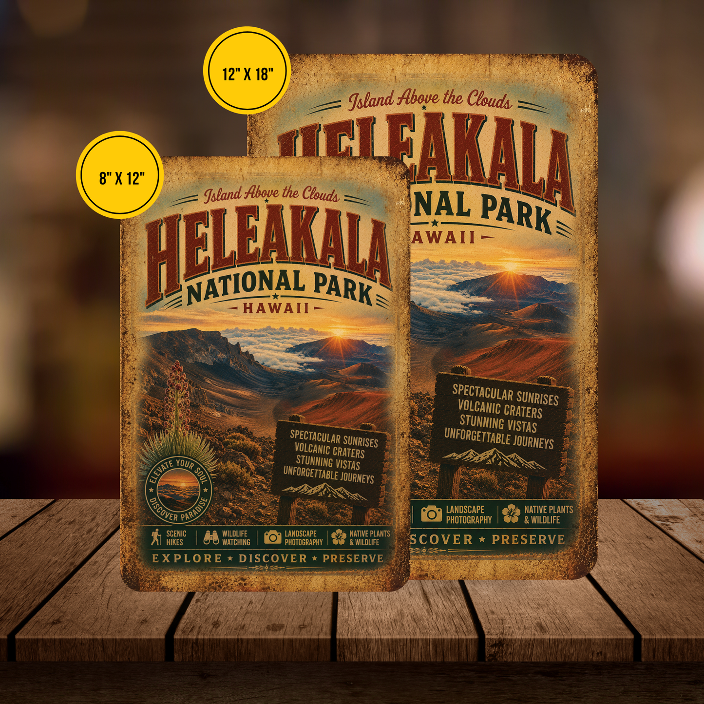 Heleakala National Park Sign