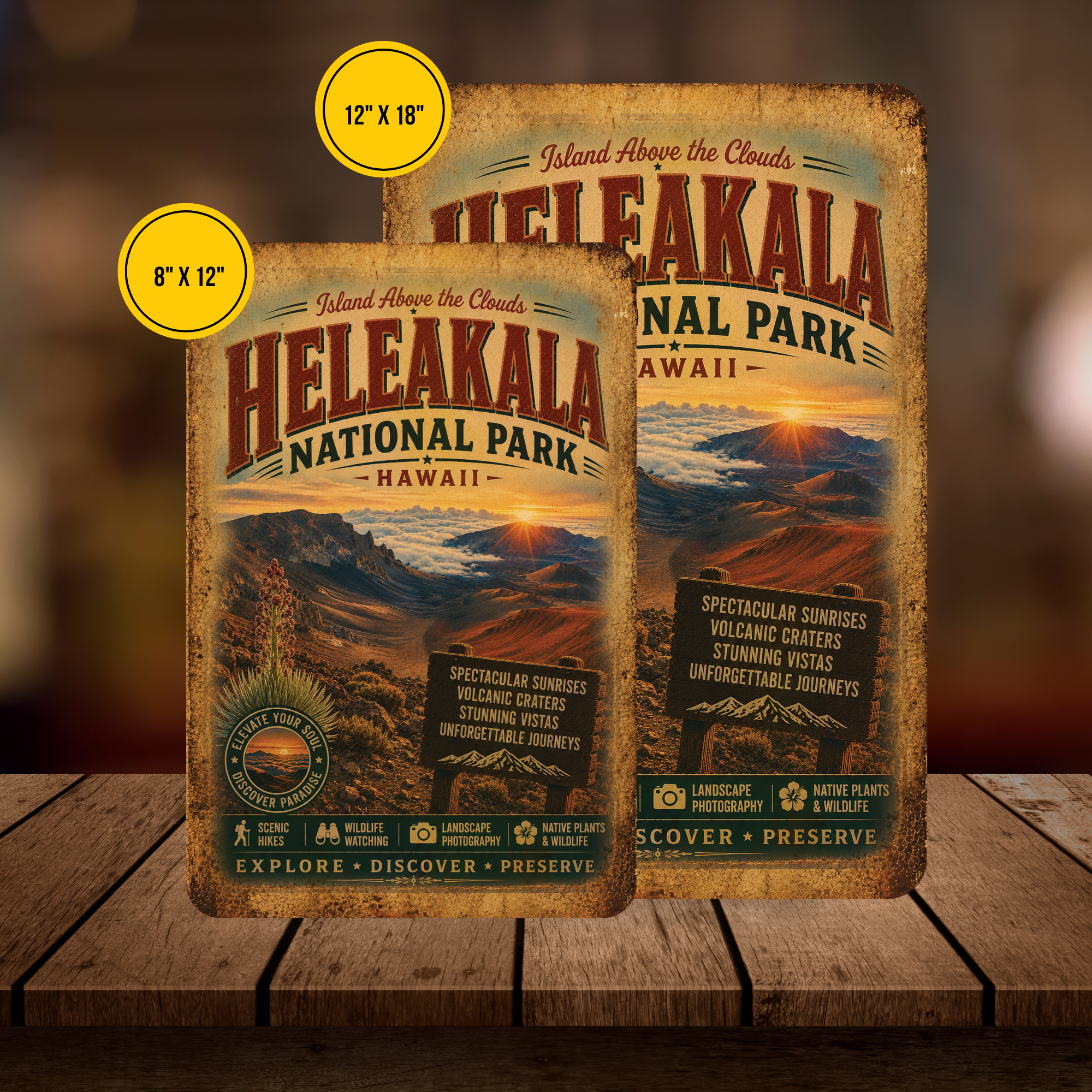 Heleakala National Park Sign